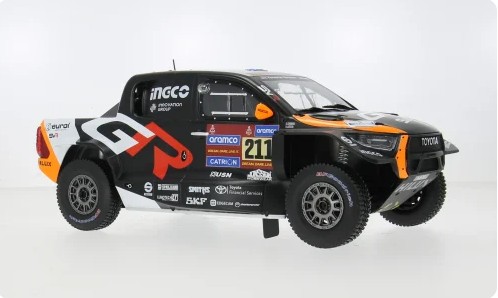 Toyota GR DKR Hilux Evo T1U No.211 Rally Dakar 2025 Henk/Brett - 1:18